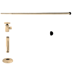 RKB0013 1/2" IPS * 3/8" * 20 " Corrugated Riser Kit - Round Handle.